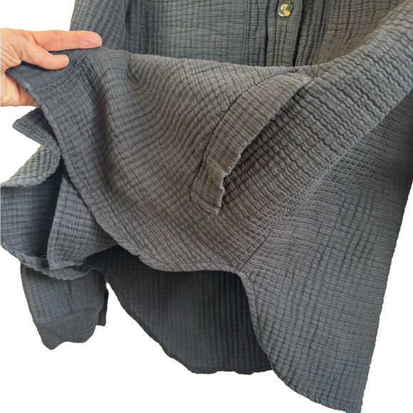 STOOSH Muslin Button-Up Shacket - Picture 10 of 10